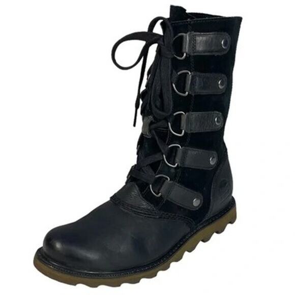 Sorel Women's Black Waterproof Scotia Lace Boot Size 6 - Picture 3 of 9